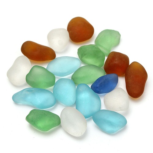 Sea beach glass mixed - sea,